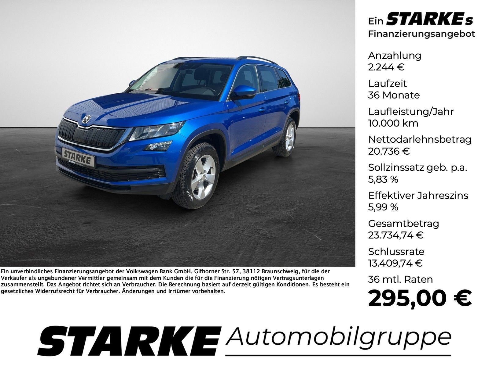 Skoda Kodiaq 2.0 TD 110 kW TDI DSG Ambition  AHK Navi 