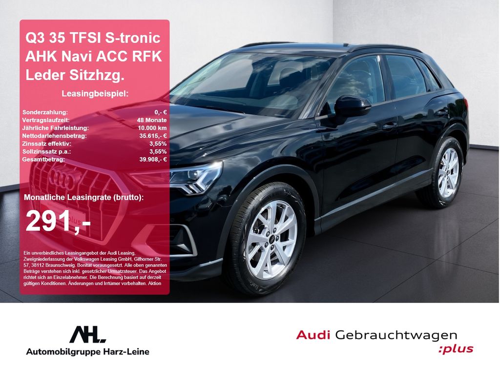 Audi Q3 35 TFSI S-tronic AHK Navi ACC RFK Leder Sitzh