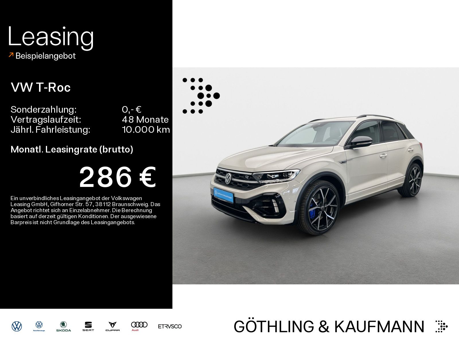 Volkswagen T-Roc R 4M 2.0 TSI *NAVI*BLACK-STYLE*AHK*KAM*BEA