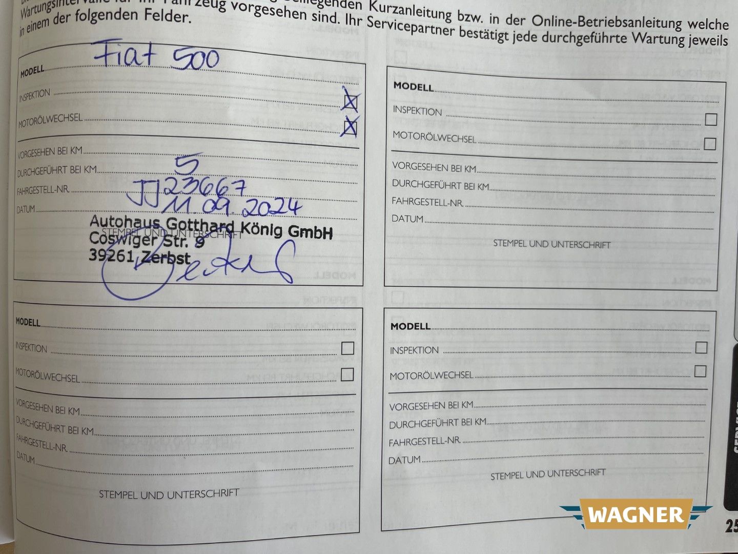 Fahrzeugabbildung Fiat 500 Klimaanlage Tempomat Isofix Bluetooth