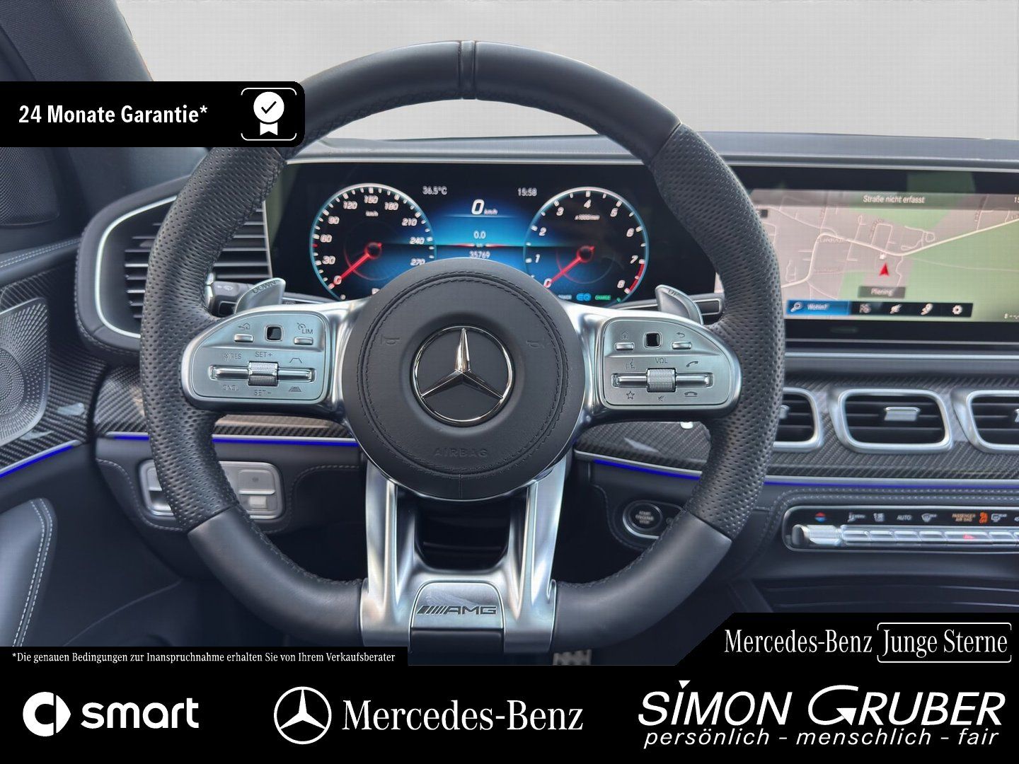 Fahrzeugabbildung Mercedes-Benz GLS 63 4M AMG Night Carbon Standhzg. 23 Zoll
