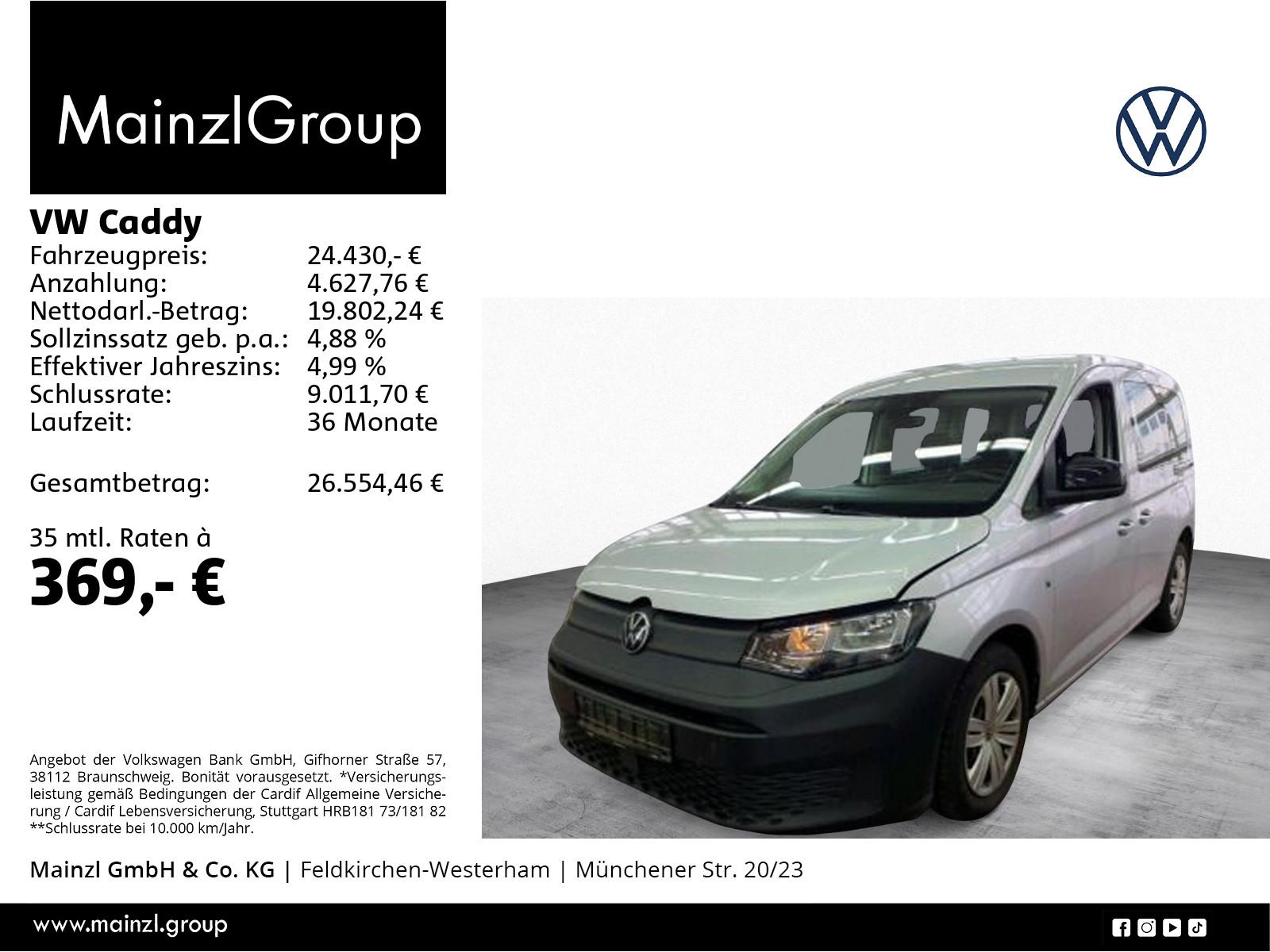 Volkswagen Caddy Kombi 2.0 TDI Navi SHZ 2xPDC ACC