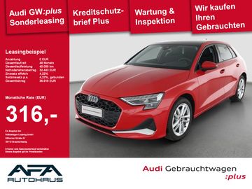 Audi Leasingangebot: Audi A3 Sportback 30 TFSI Advan. S tr. Pano*AHK*Sonos