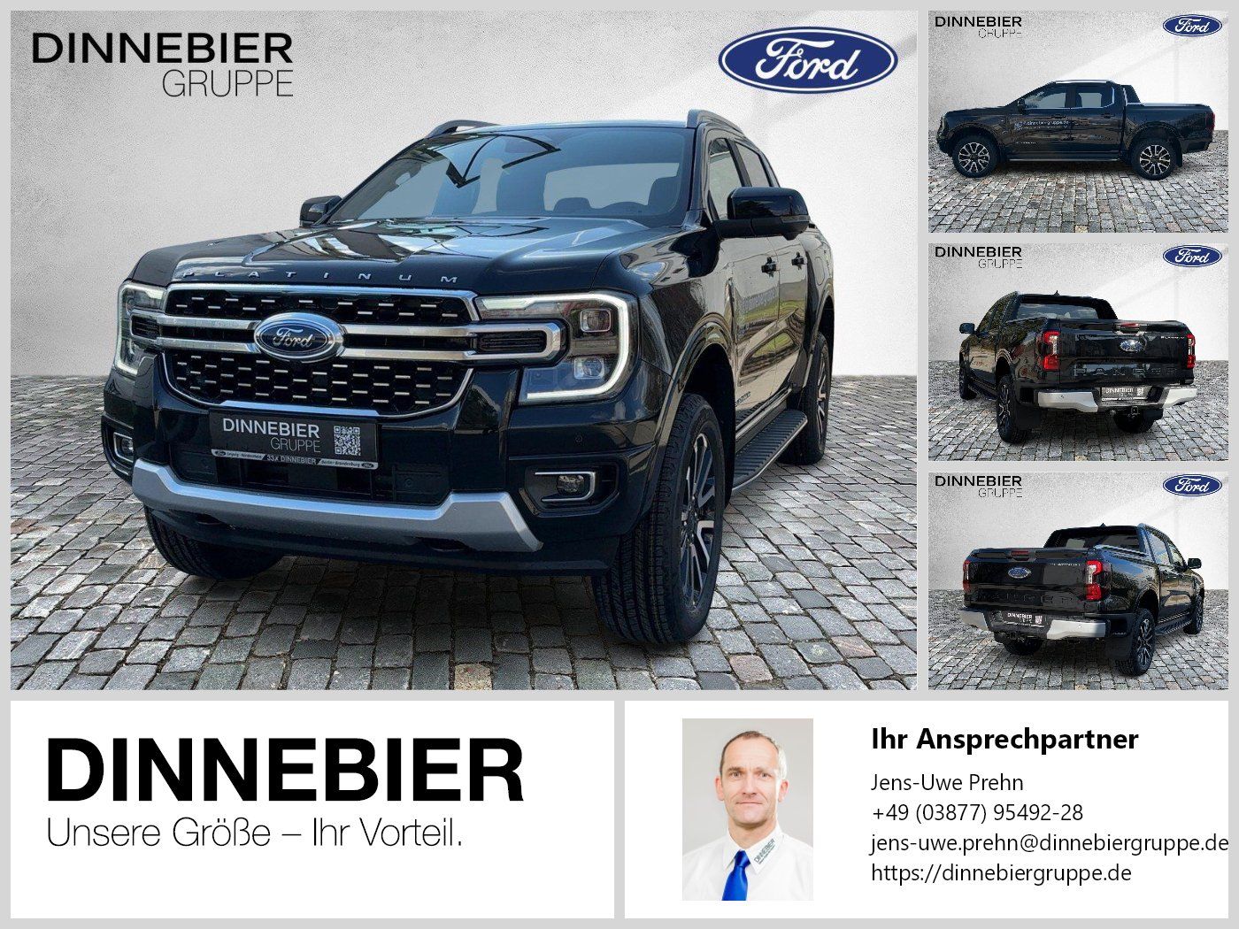 Ford Ranger DoKa 3.0l Ecoblue Platinum 177 kW