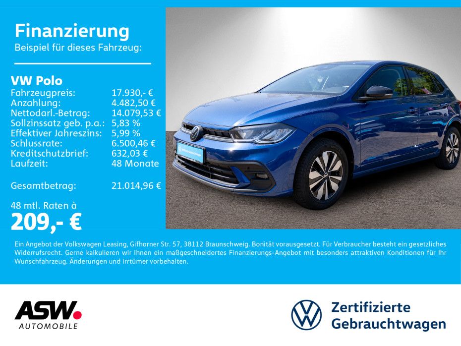 Volkswagen Polo Goal 1.0TSI 5-Gang LED Navi PDC ACC SHZ