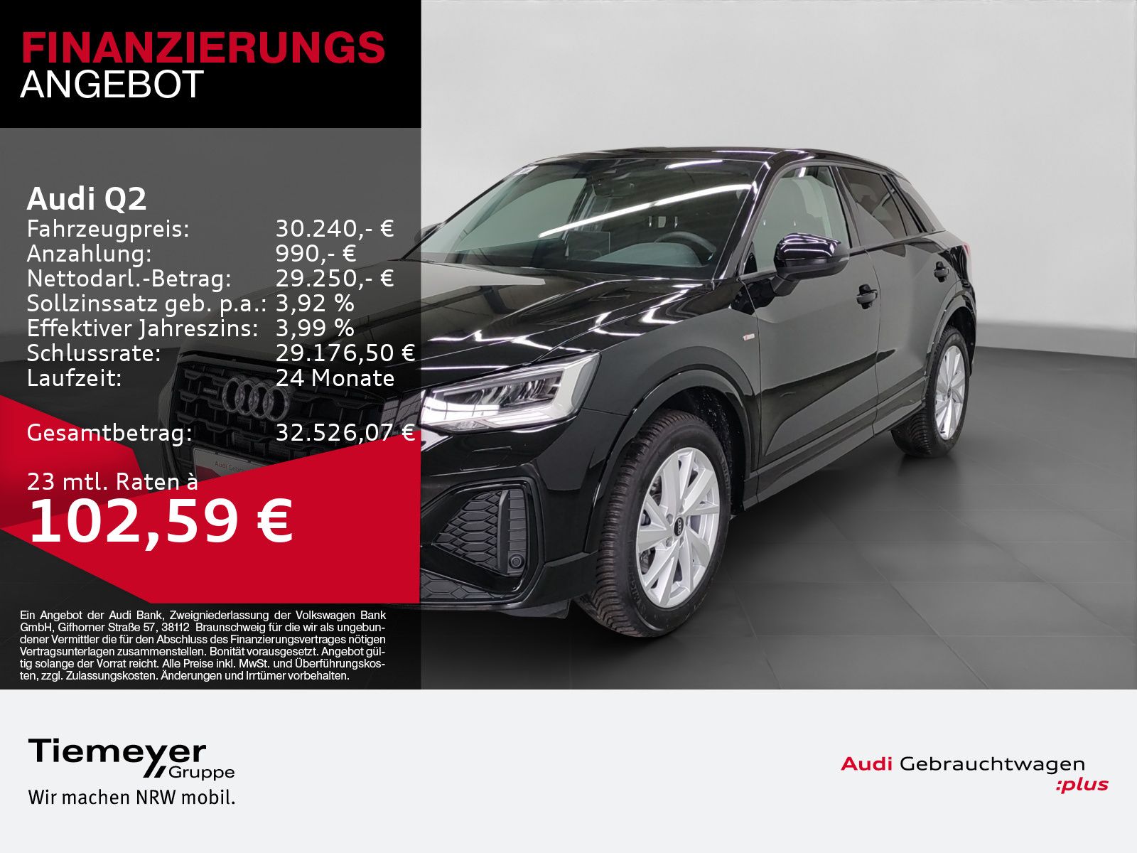 Audi Q2 40 TFSI Q S LINE LM18 LEDER AHK KAMERA