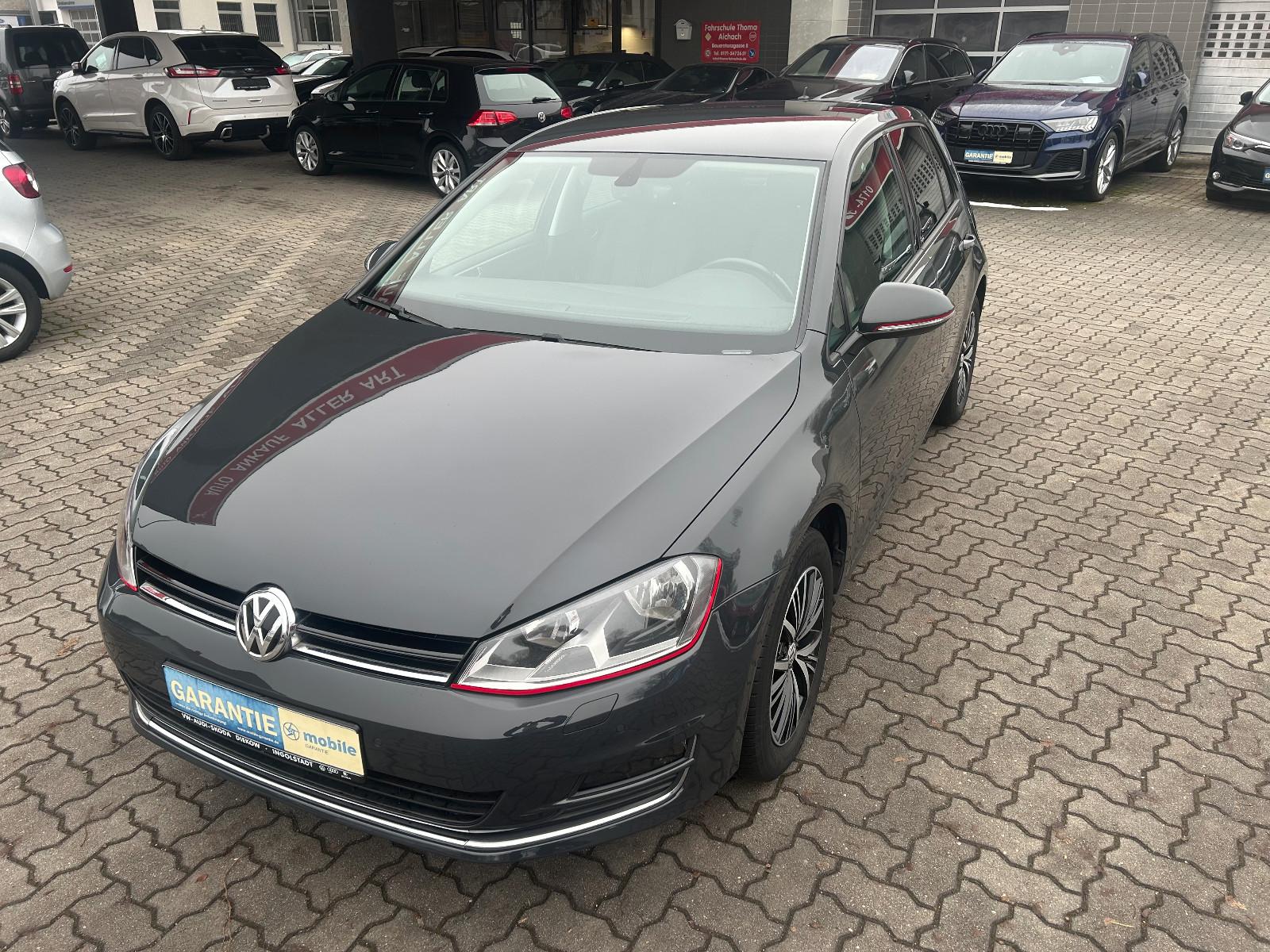 Volkswagen Golf-VII-Lim-Allstar-BMT-Navi-Klimaaut-Alu-SHZ-