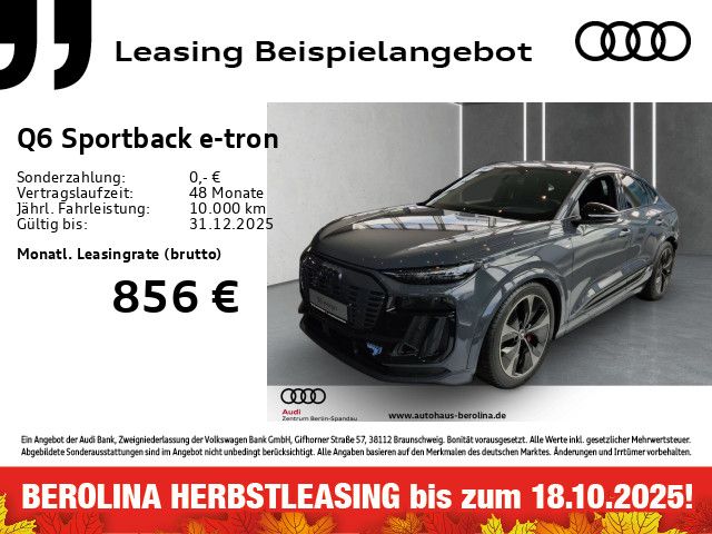 Audi Q6 Sportback e-tron performance edition one grey