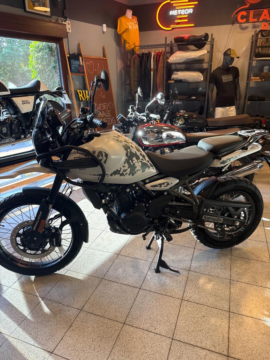 Royal Enfield RE 450 Himalayan Kamet White Tubeless