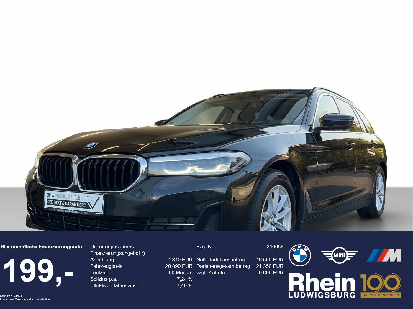 BMW 520d Touring Navi.LED.Pano.RüKam.HarmKard.DriveA