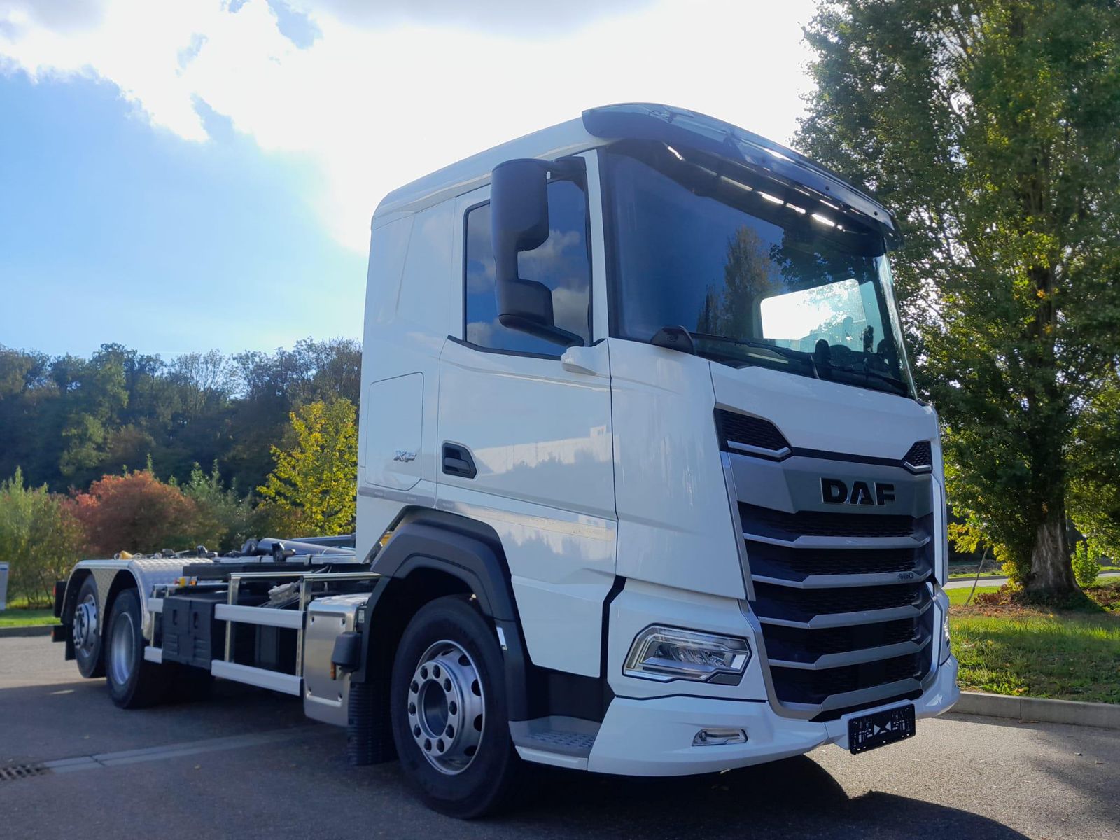 Fahrzeugabbildung DAF FAN XF 480 NGD Abrollkipper PHT 20 Palfinger
