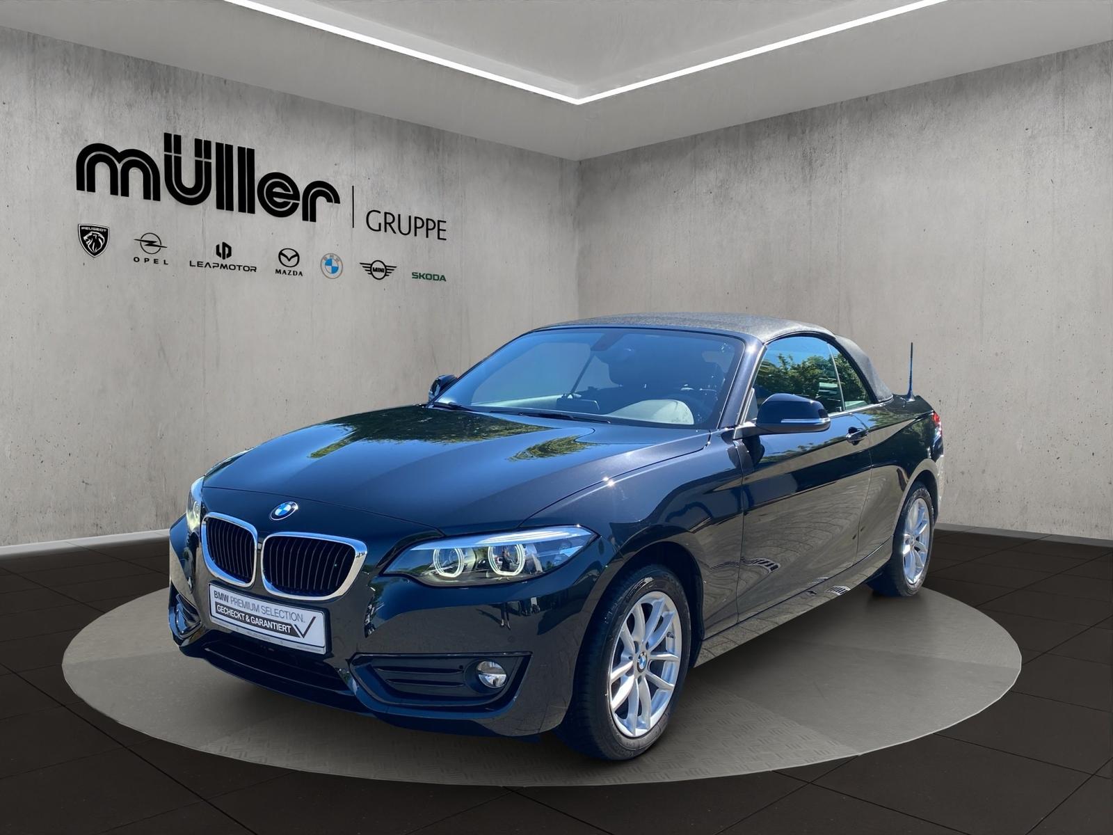 BMW 218i CABRIO TEMPOMAT SITZHEIZUNG