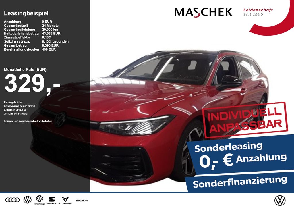 Volkswagen Passat R-Line 2.0 TDI AHK Matrix Standh HUD Sitz