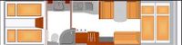 Phoenix MaXi-Alkoven 8800 BML -AHK -stylX Schiefer (16/17)