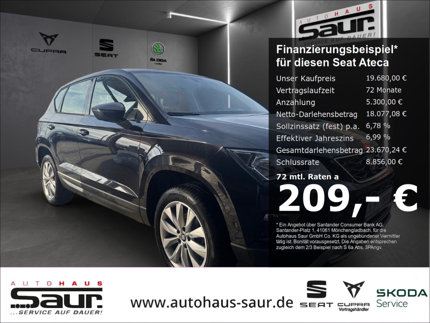 Seat Ateca Style 1.5 TSI DSG RÜCKFAHRKAMERA SHZ NAVI 