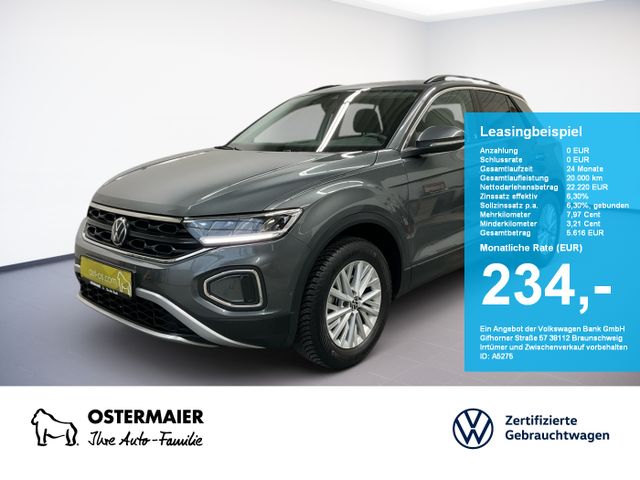 Volkswagen T-Roc LIFE 1.0TSI 110PS NAVI+VC.2xPDC.LED.SHZ