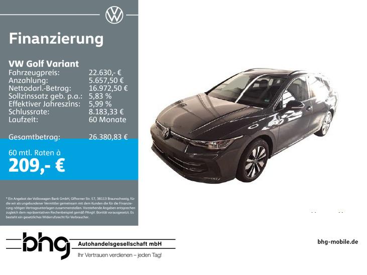 Volkswagen Golf Variant Life 2,0 l TDI SCR