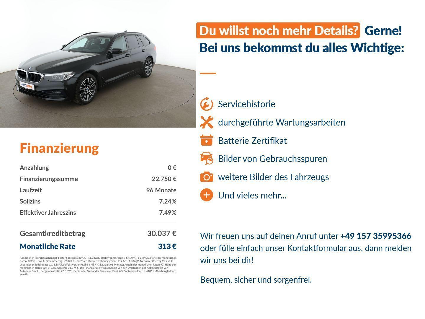 BMW 520 d xDrive Sport Line Aut.*NAVI*TEMPO*LED*CAM*, миниатюра 14
