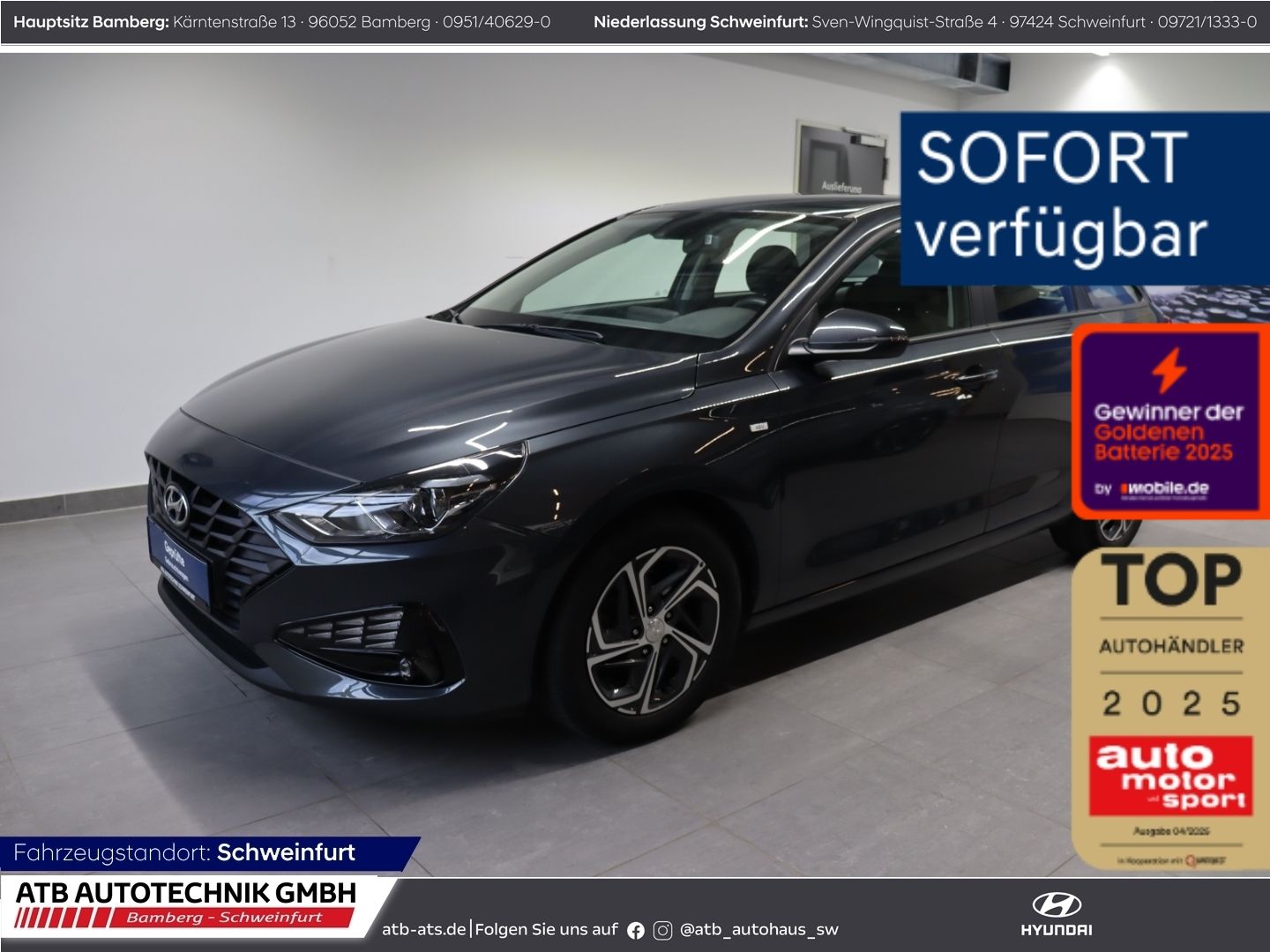 Fahrzeugabbildung Hyundai i30 Kombi Select 1.0 T-GDi 48V DCT Apple CarPlay
