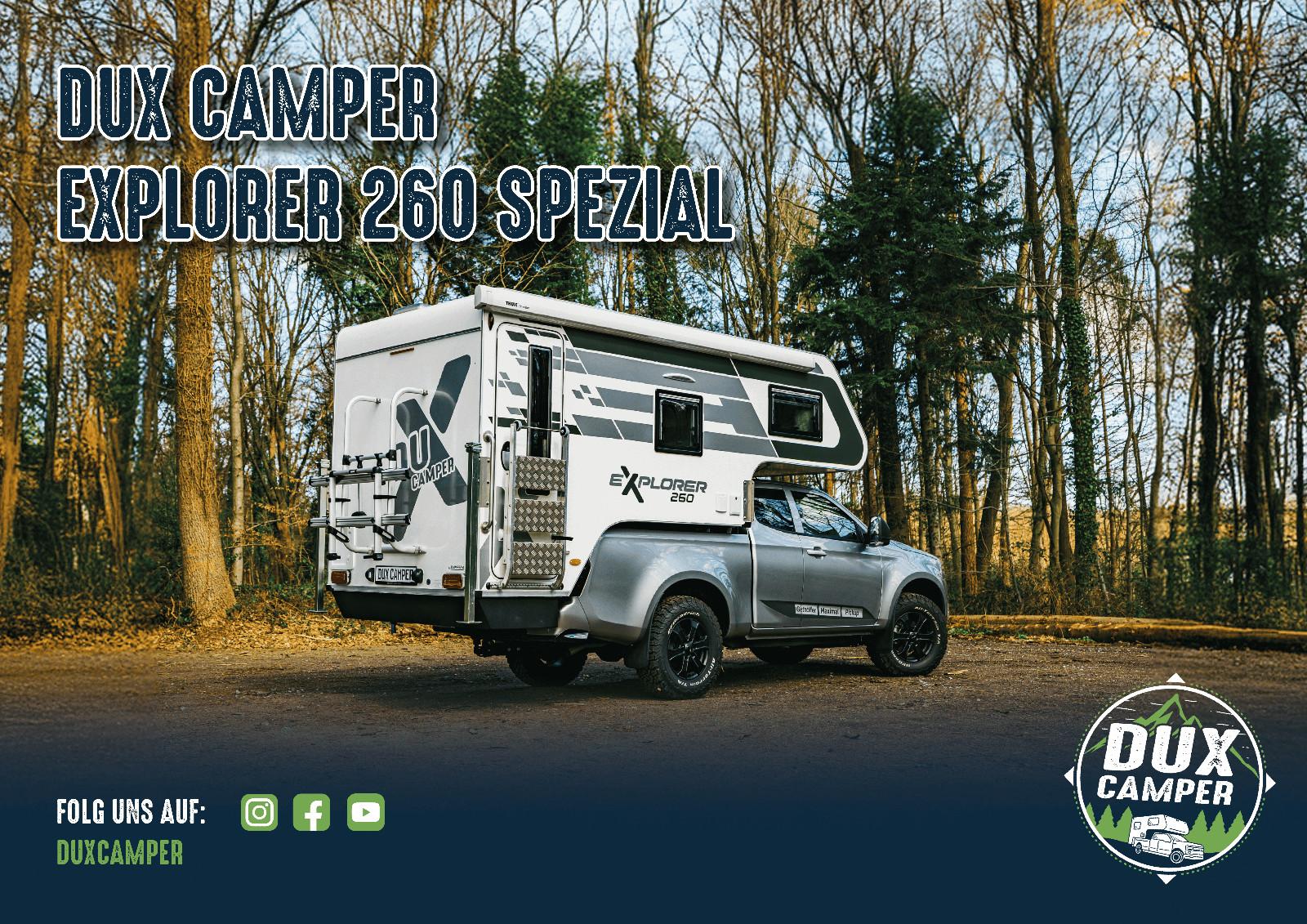 Dux Camper Explorer 260  Spezial Autark  Wohnkabine