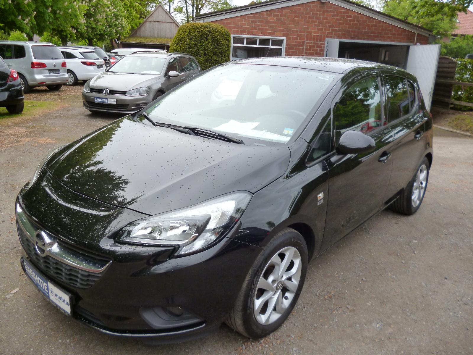 Opel Corsa E 120 Jahre ecoFlex ; Schwarz ; 4-türig ;