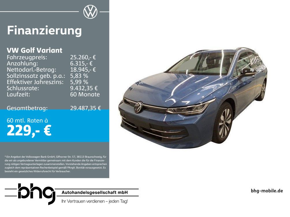 Golf Variant Life 2,0 l TDI SCR (1