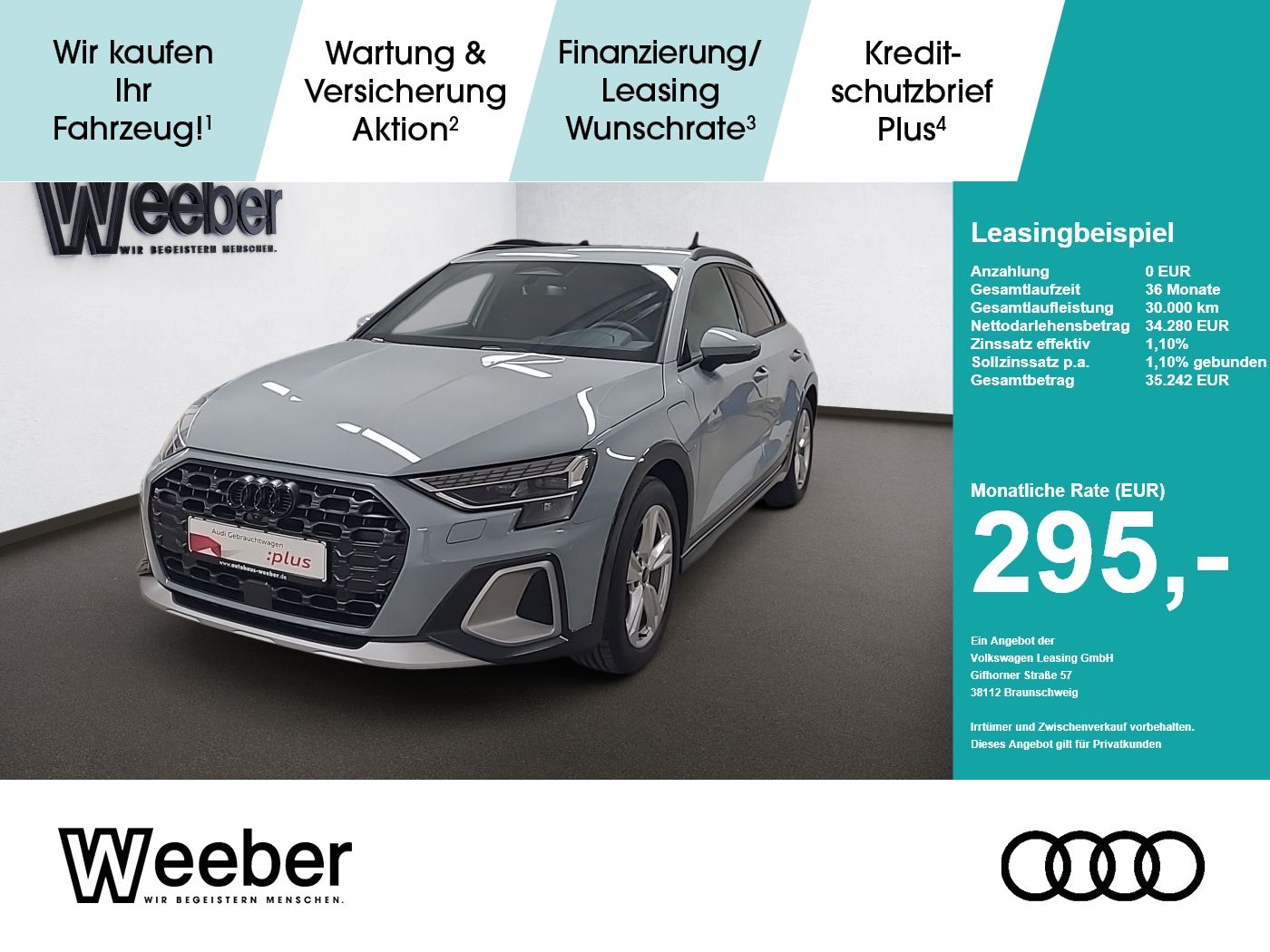 Audi A3 allstreet S line Hybrid *360°CAM*KESSY*NAVI*5