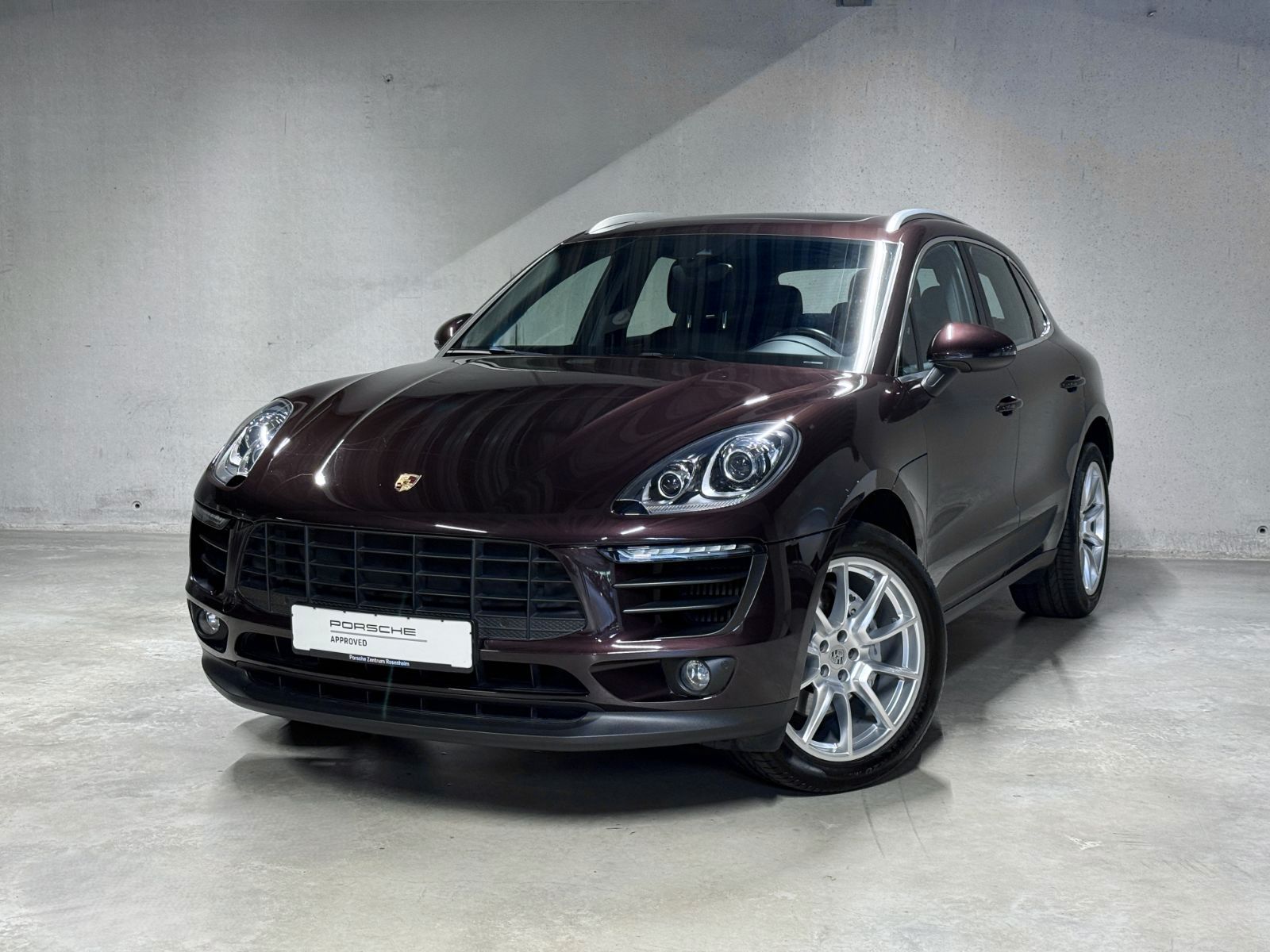 Porsche Macan S Volleder schwarz Panorama Dachsystem foto 2