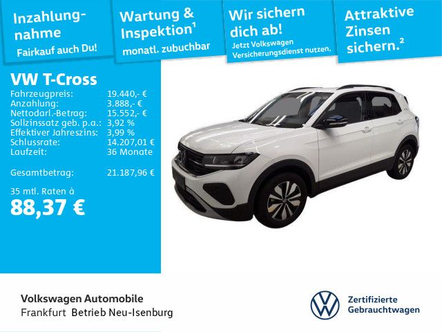 T-Cross GOAL 1.0 TSI Navi+LED+DIGI+ACC+APP