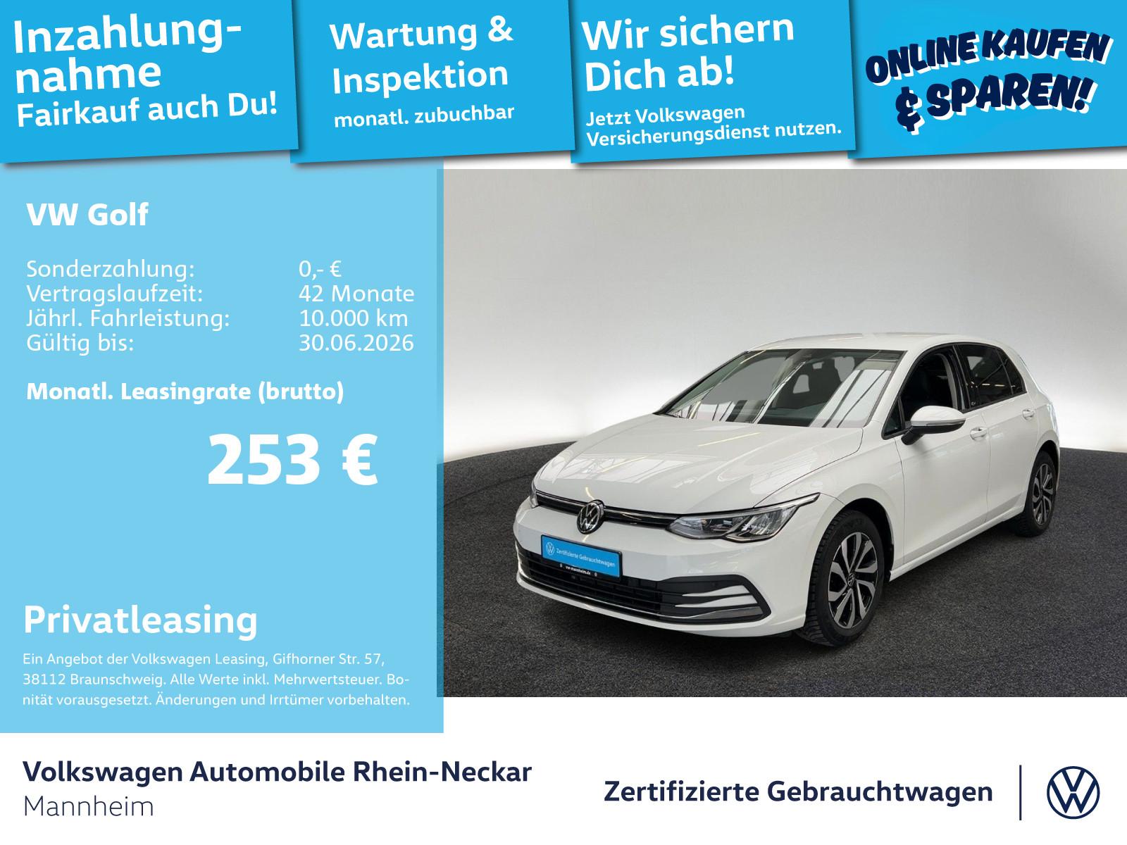 Volkswagen Golf VIII 2.0 TDI ACTIVE DSG Navi PDC LED uvm.