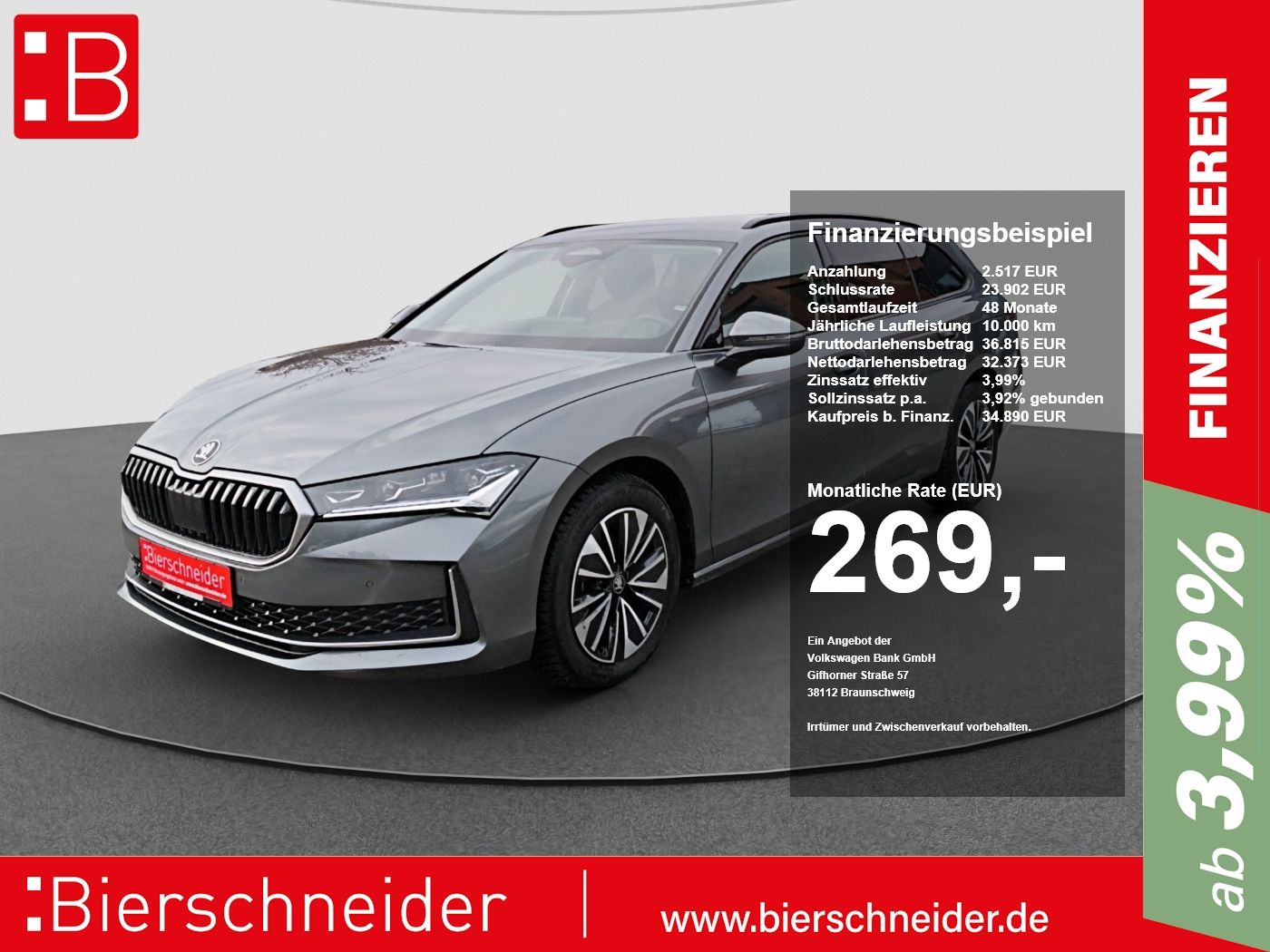 Skoda Superb Combi 2.0 TDI DSG Selection AHK HEAD UP N