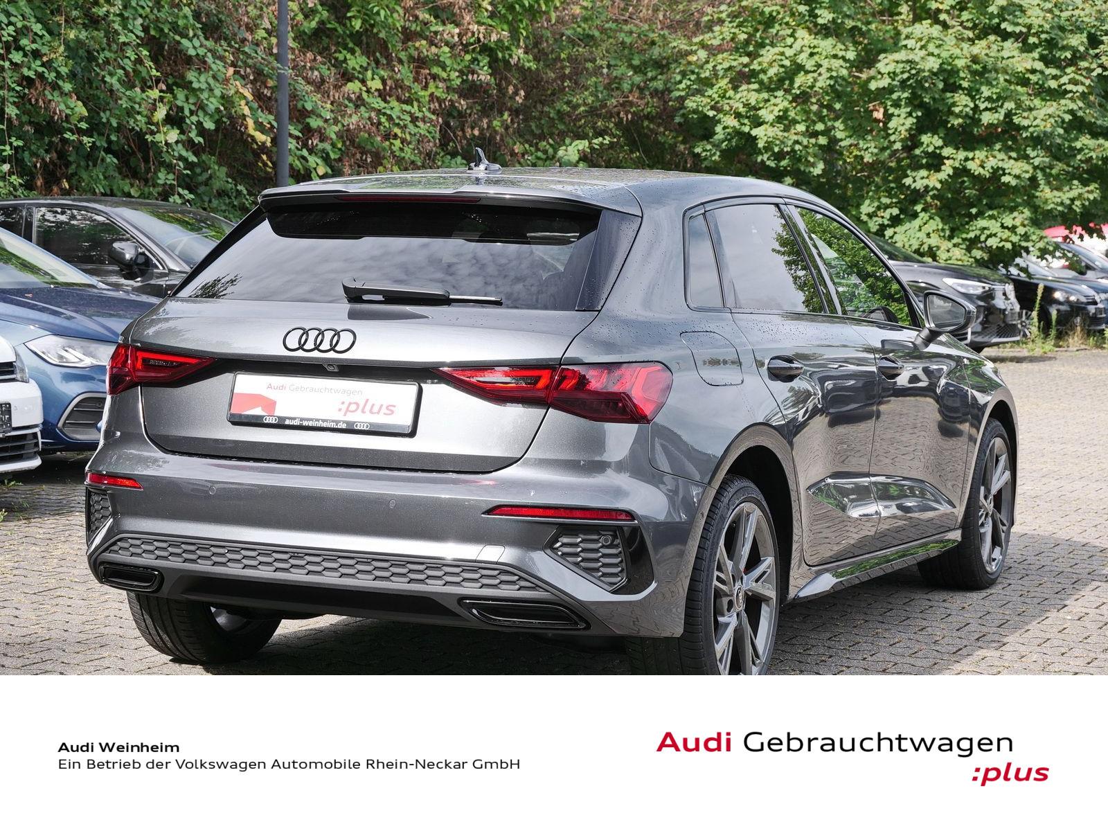 Audi A3 45 TFSI Black Paket S-Line Head Up LED S-tron, миниатюра 4