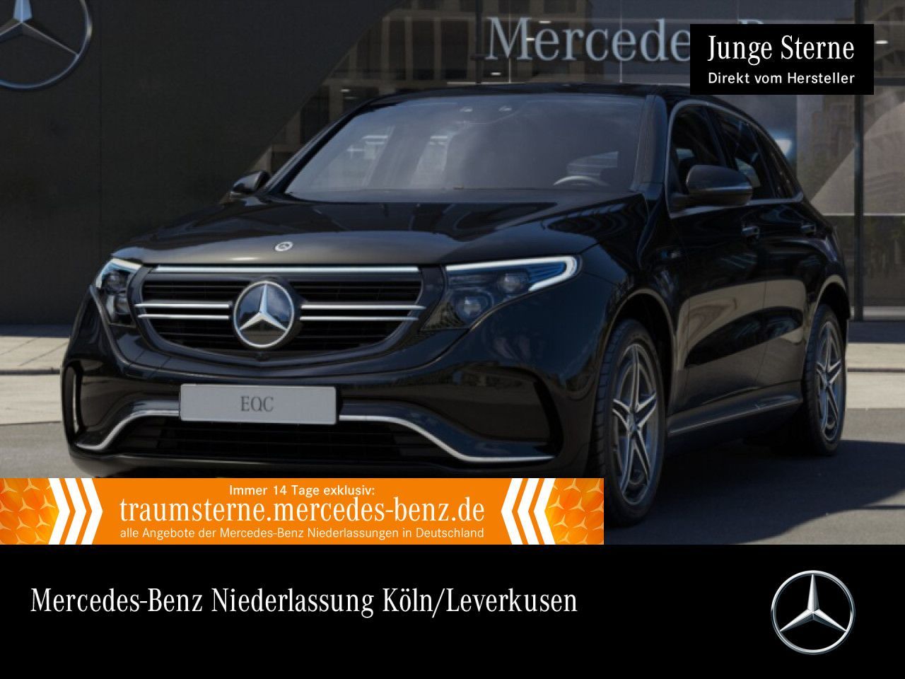 MERCEDES-BENZ EQC 400 4M AMG/SHD/MBeam/Sound/Distr/AHK/Kamera