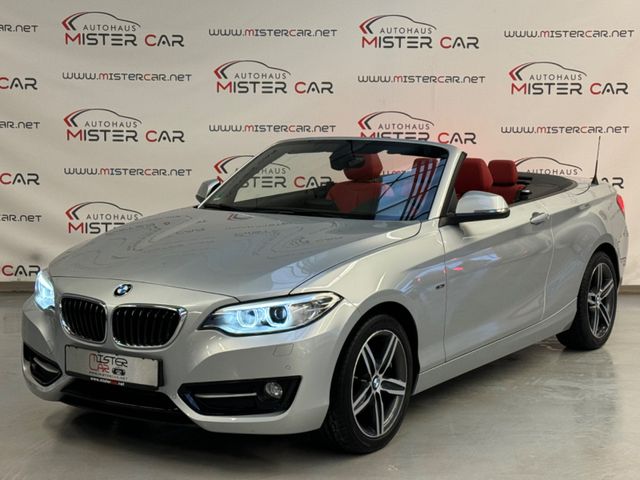 BMW 220i Cabrio Aut Sport Line Leder/Xenon/1HAND/17