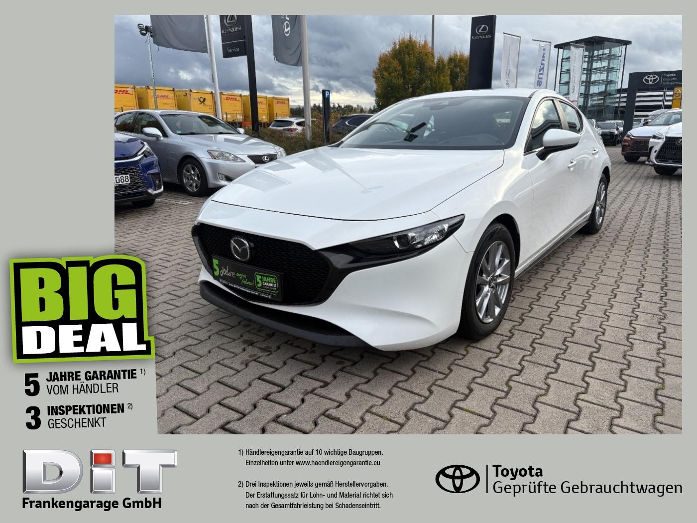 Mazda 3 2.0 M-Hybrid SKYACTIV-G LED, Navi, HUD, PDC, B