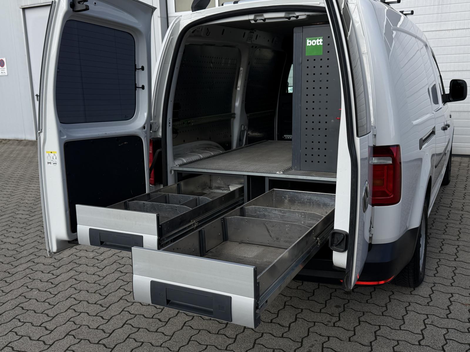 Volkswagen Caddy Maxi Kasten TGI BMT 1-HAND/Regale/AHK/CNG