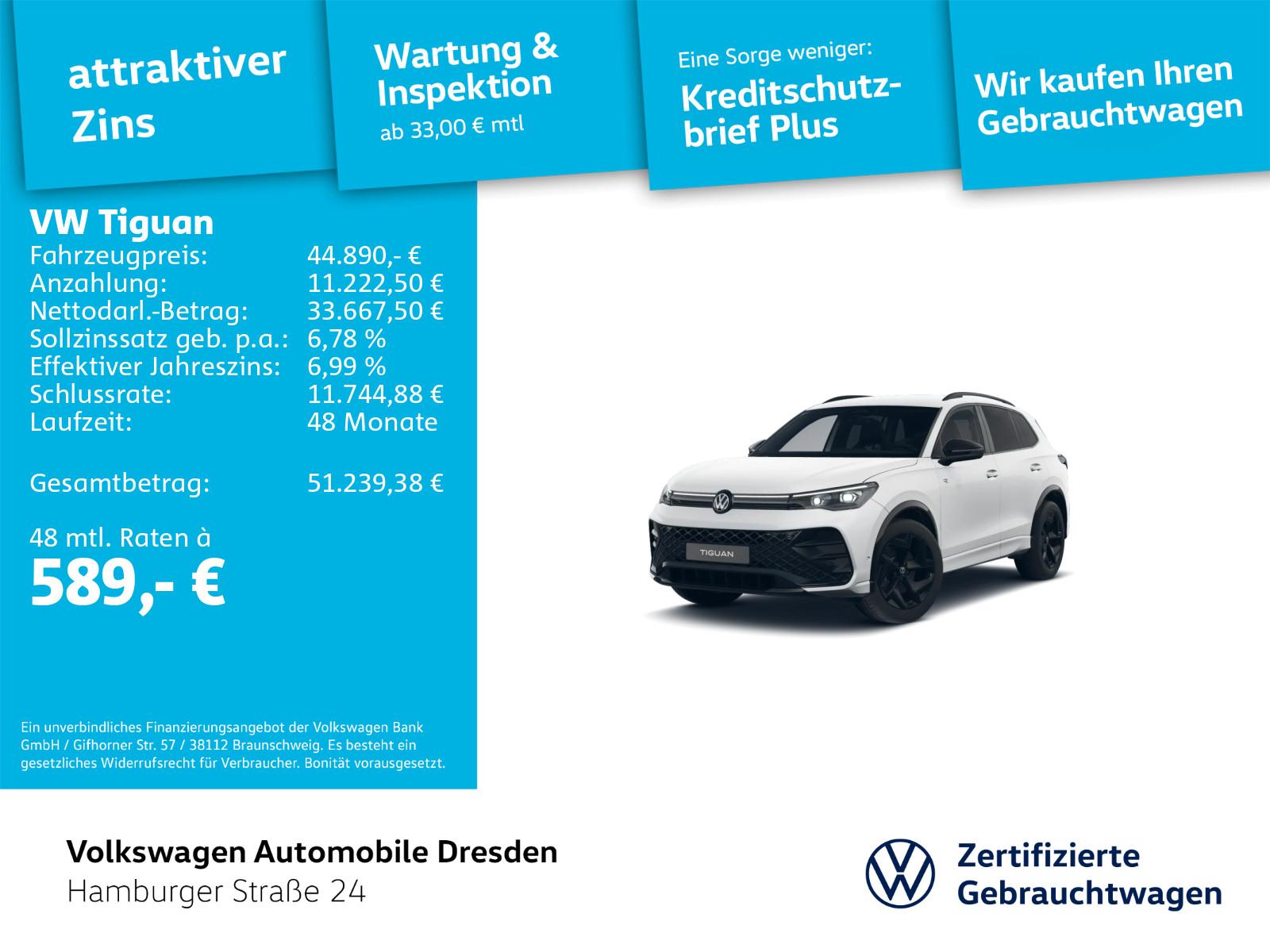 Volkswagen Tiguan R-Line 2.0 TDI