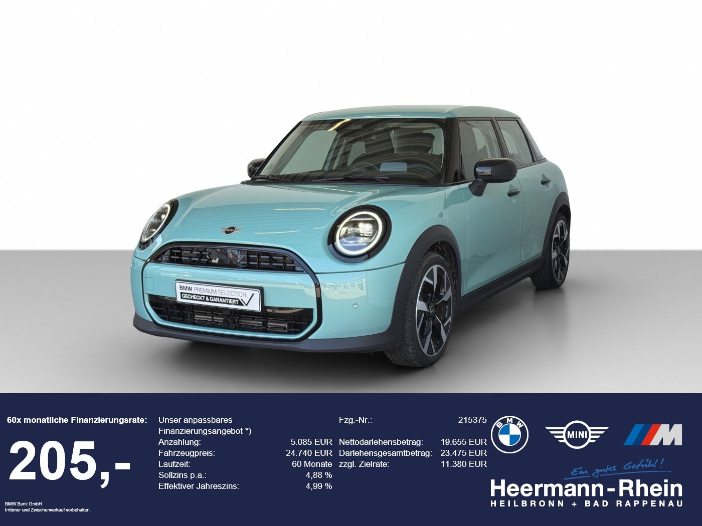 MINI Cooper C Aut.5-trg Navi.DriveAss.HUD.LED.ParkA