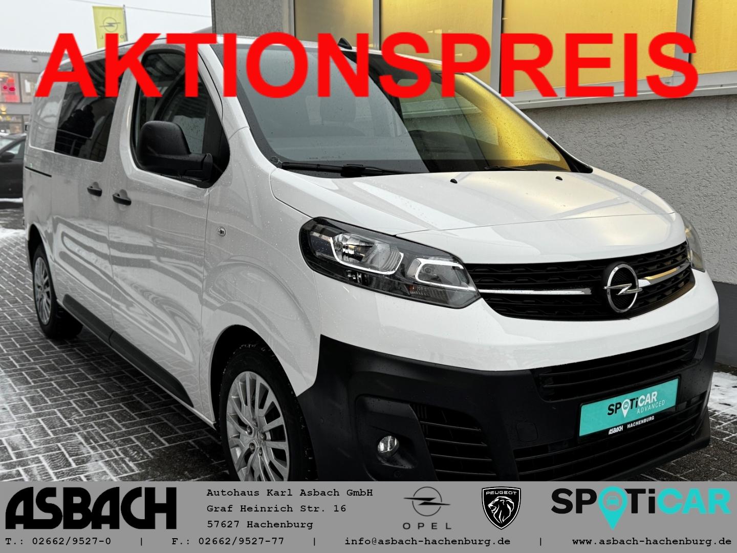 Opel Vivaro Doppelkabine 6 Sitze SHZ
