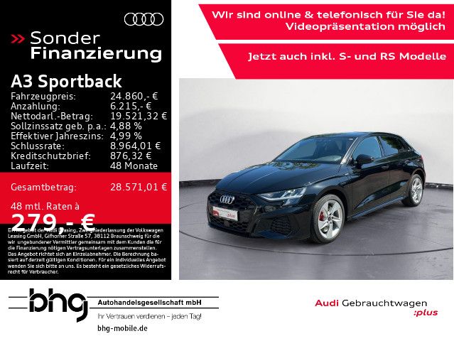 Audi A3 Sportback 45 TFSIe S-line LED/Navi/Interface/ imagem 2