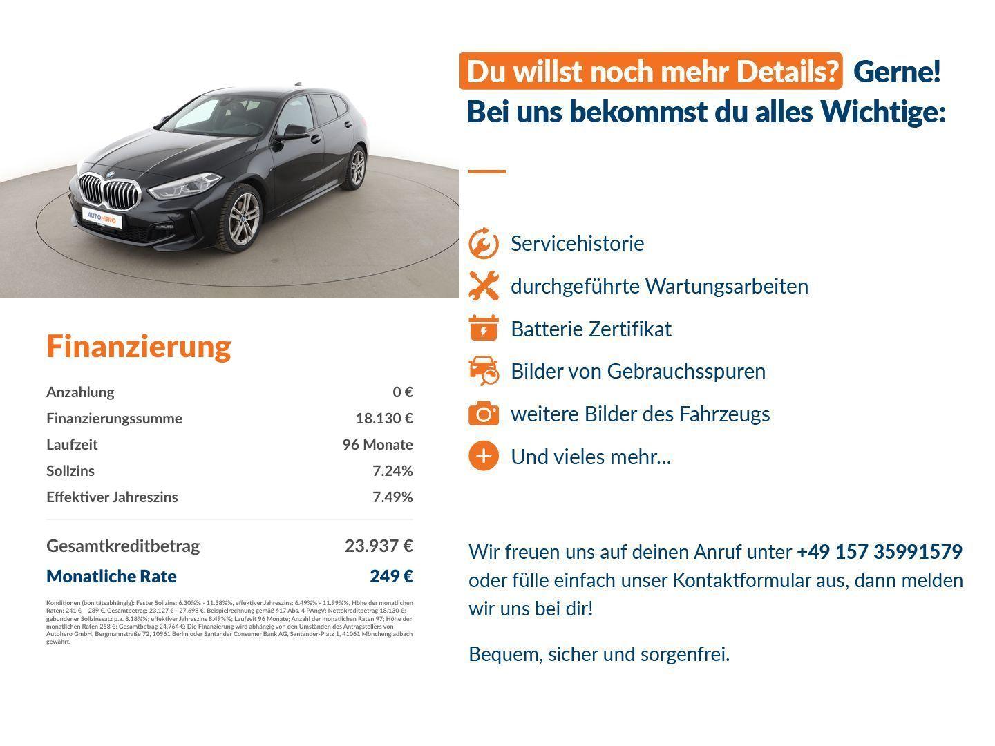 BMW 1er 118i M Sport Aut.*NAVI*TEMPO*PDC*SHZ*ALU*