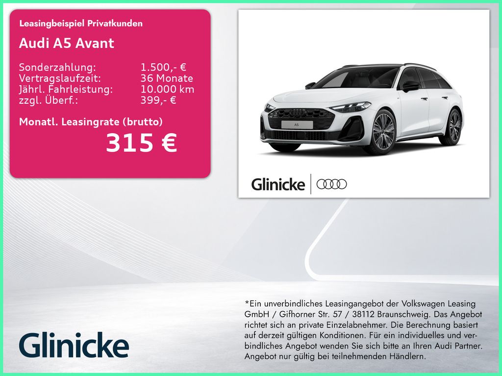 Audi A5 Avant TFSI qu S line Pano/Tech+/Matrix/Memory