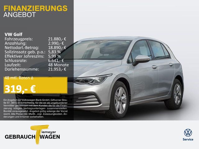 Volkswagen Golf VIII 1.5 TSI LIFE NAVI PDC+ ACC SITZHZ LED