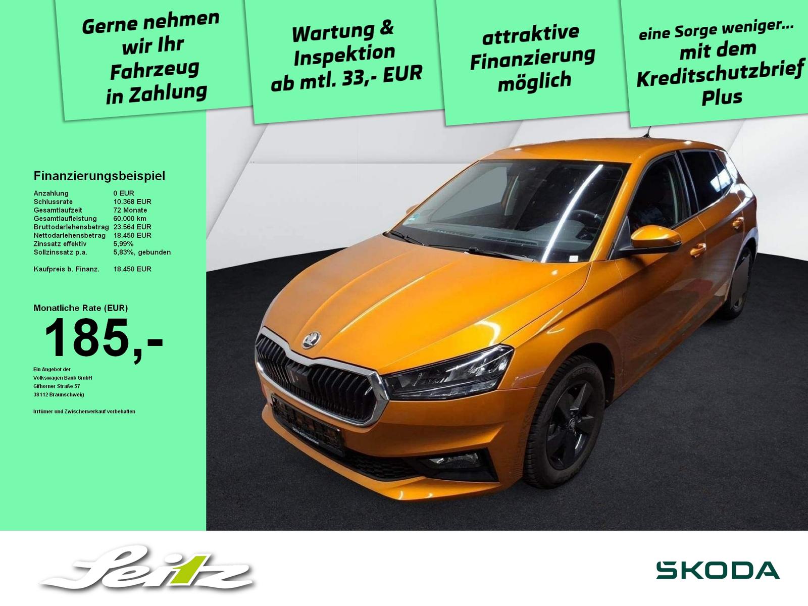 Skoda Fabia 1.0 TSI Selection *LED*PARKSENSOR*SITZHZG*