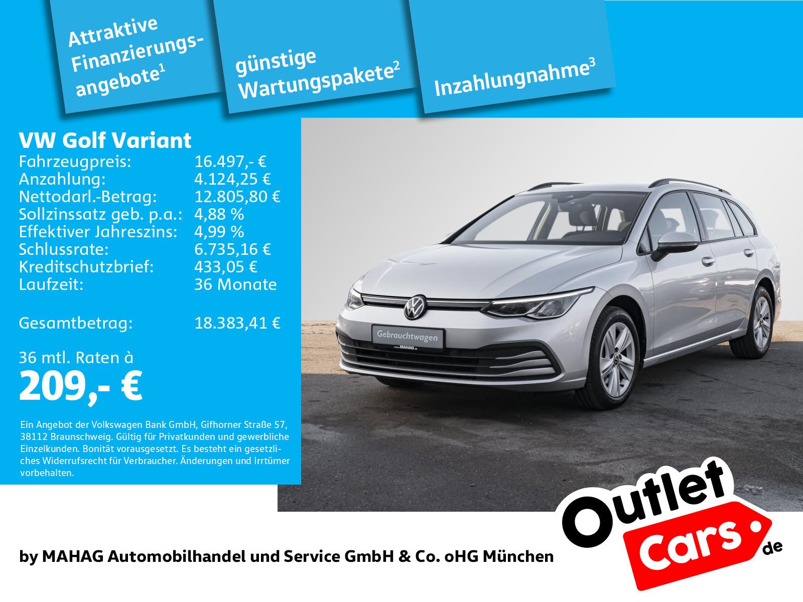 Volkswagen Golf VIII Variant Life 2.0 TDI LED Navi ParkPilo