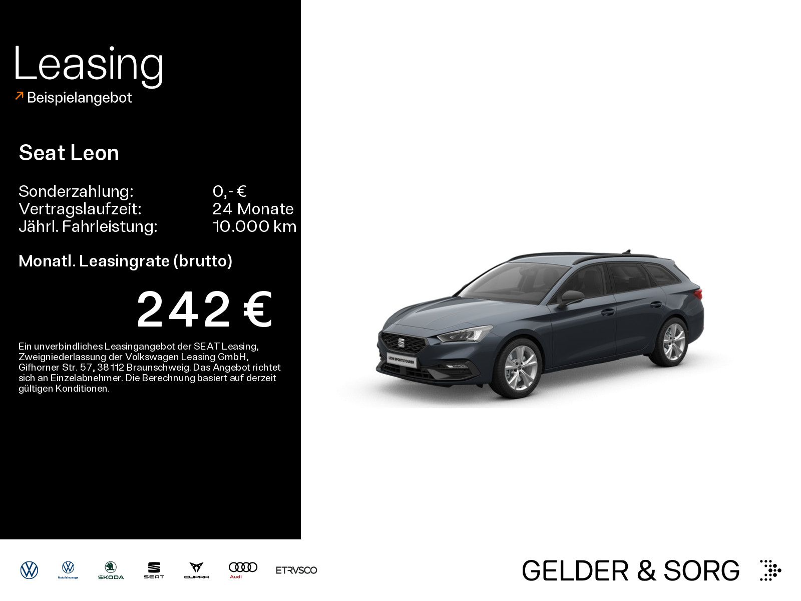 Seat Leon Sportstourer FR 2.0 TDI LED*AHK*RFK*ACC