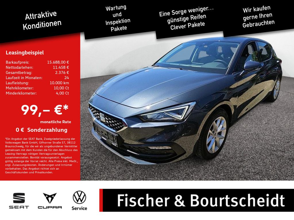Seat Leon 1.0 TSI Style KLIMA 5,99% EFF* PDC SHZ LED