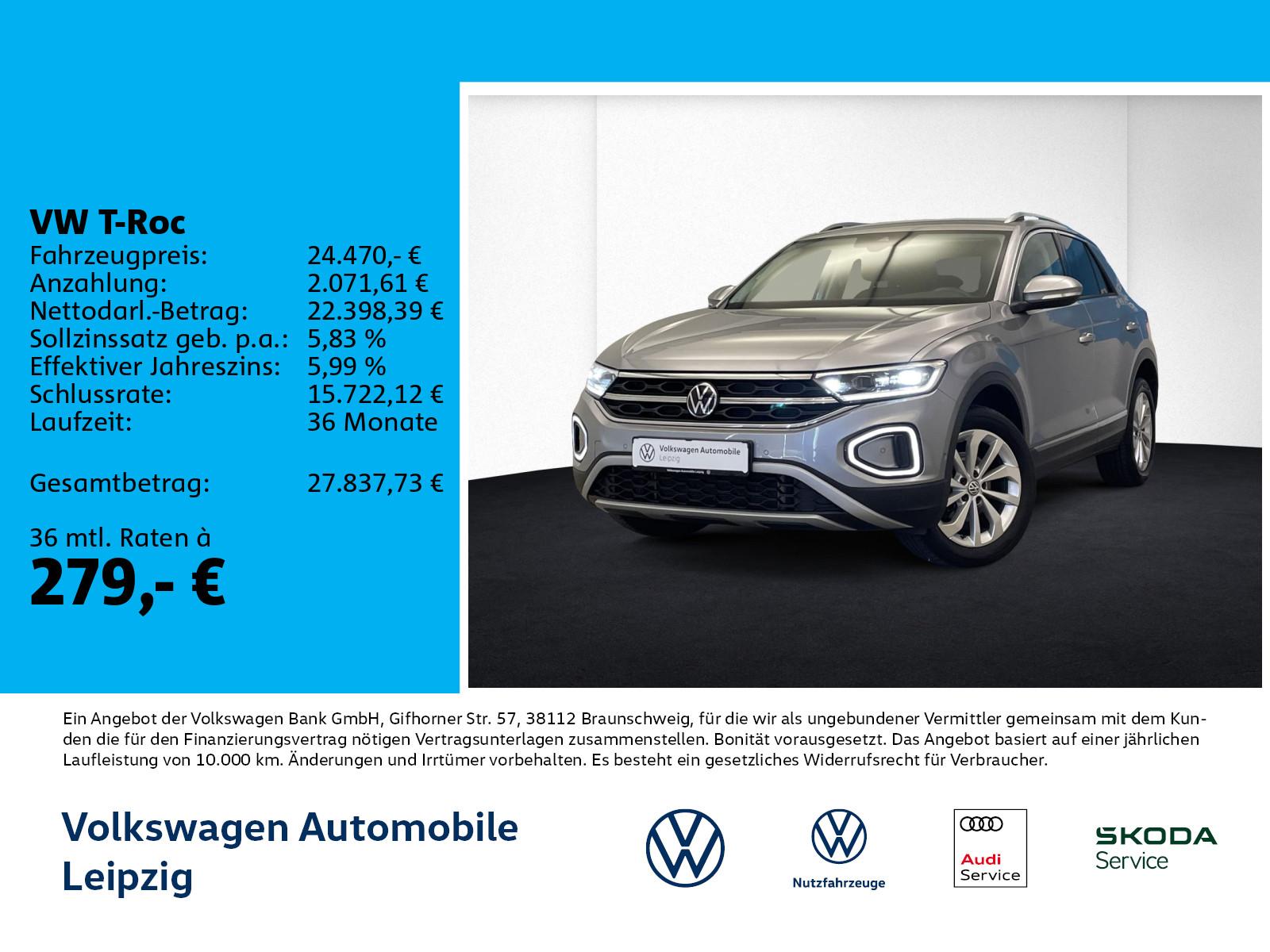 Volkswagen T-Roc Style1.5 TSI DSG *Navi*Rear View*LED*
