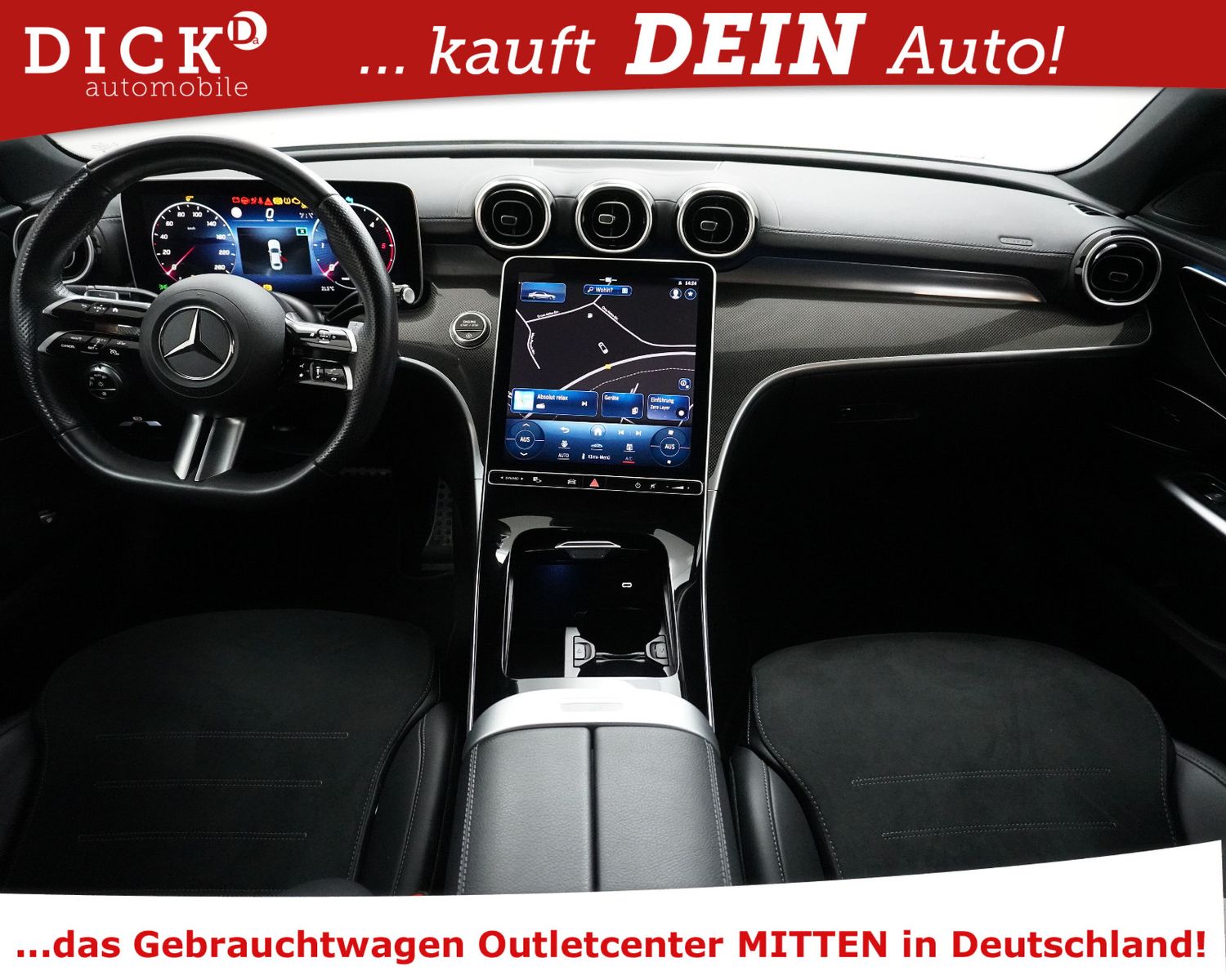 Fahrzeugabbildung Mercedes-Benz C200d 9G 2X AMG Line NIGHT+KAMER+ACC+LED+SHZ+18"