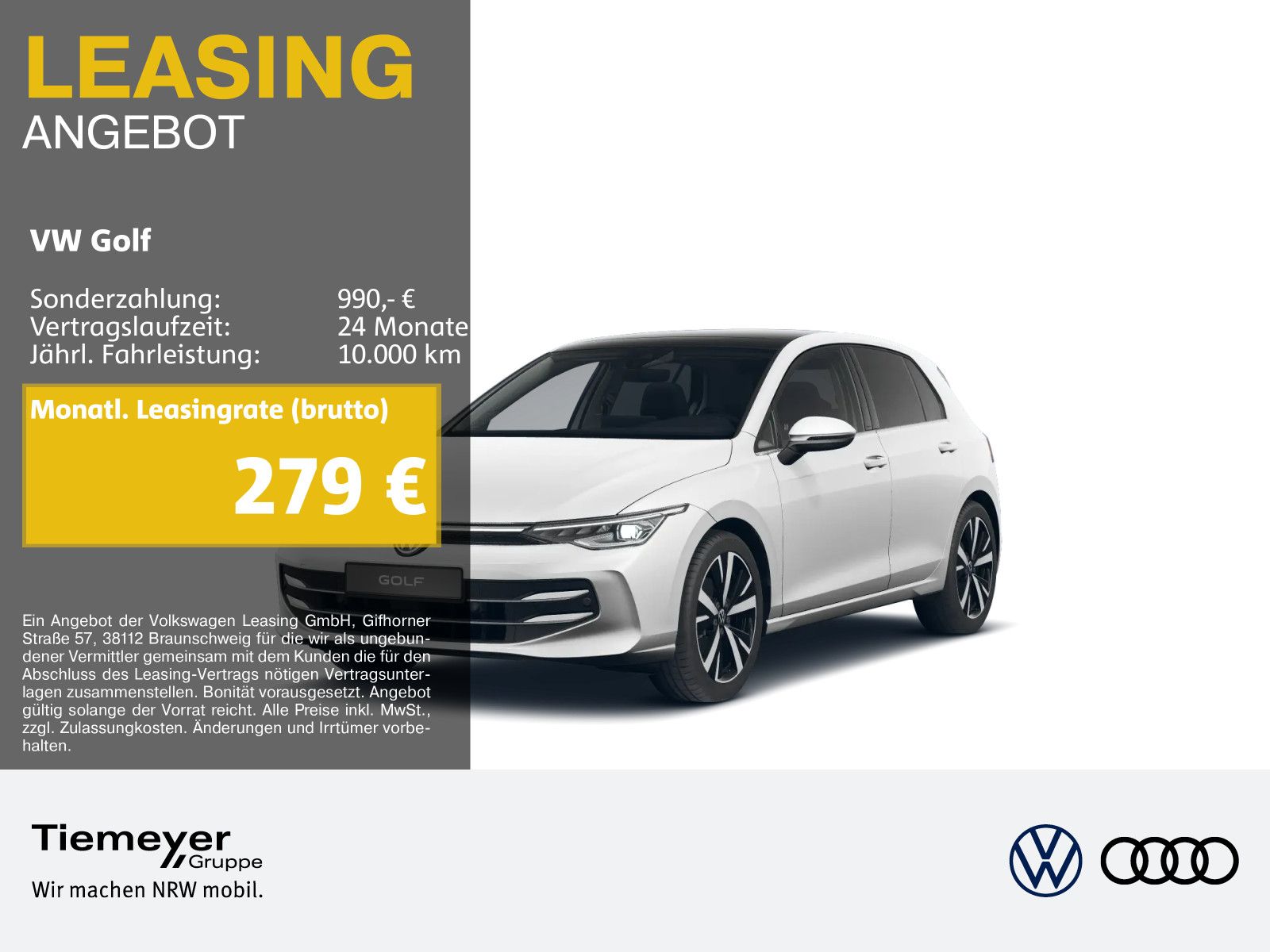 Volkswagen Golf 1.5 eTSI DSG STYLE PANO LM18 MATRIX ASSIST